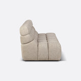 Canapé modulable CHOPIN 2/3 places en oléfine recyclée 190 x 93 x 78 cm en couleur naturelle