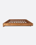 Estructura de cama SOLID de madera de teca reciclada 180 x 218 x 26 cm para colchón de 160 x 200 cm