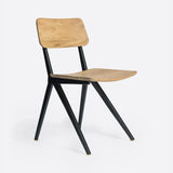 LIKU chair in teak wood and aluminium 44 x 55 x 80 cm in natural colour