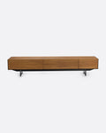 Meuble TV GEOX en bois de teck recyclé et fer 230 x 50 x 45 cm