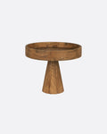 Plateau JATI en bois de teck recyclé Ø 24 cm x 20 cm de hauteur