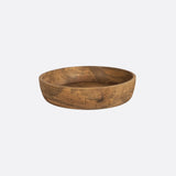 Bol IJEN en bois de teck recyclé Ø 24 cm x 5,5 cm de hauteur en couleur naturelle