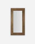Espejo EROSI de madera de teca reciclada 110 x 4 x 210 cm