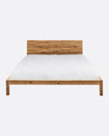 Estructura de cama EROSI de madera de teca reciclada 190 x 210 x 79 cm para colchón 180 x 200 cm