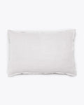 Housse de coussin KAURA en lin 60 x 40 cm en blanc