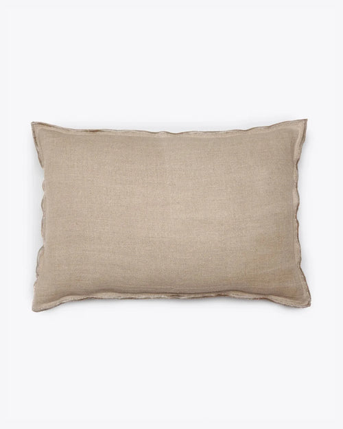 KAURA linen cushion cover 60 x 40 cm in natural
