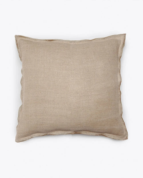 KAURA linen cushion cover 60 x 60 cm in natural