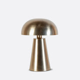 JAMUR table lamp made of iron 30 x 30 x 41 cm in matt gold colour