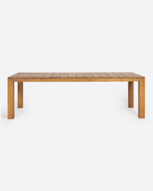 GENESIS Outdoor dining table in teak wood 250 x 90 x 76 cm