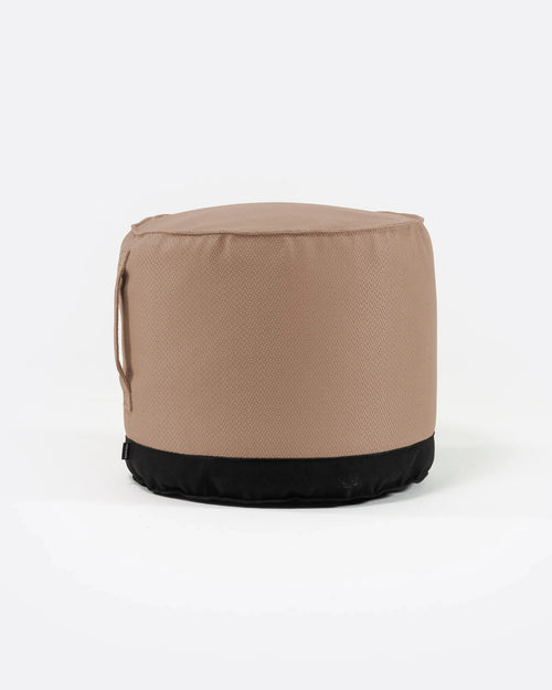 Pouf d'extérieur CACCINI Ø 50 cm x 45 cm de hauteur en couleur caldera