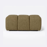 Pouf d'extérieur CHOPIN en oléfine recyclée 89 x 69 x 42 cm en couleur sable (Sand)