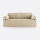 BEETHOVEN LINEAL canapé 3 places en lin 212 x 95 x 94 cm naturel
