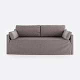 BEETHOVEN LINEAL canapé 3 places en lin 212 x 95 x 94 cm taupe