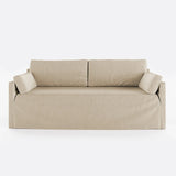 BEETHOVEN LINEAL canapé 3 places en lin 212 x 95 x 94 cm cross