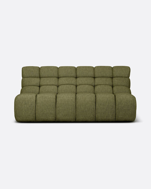 Canapé modulable CHOPIN 2/3 places en oléfine recyclée 190 x 93 x 78 cm en couleur mousse