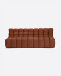 Canapé modulable CHOPIN 4 places en oléfine recyclée 215 x 93 x 78 cm en couleur terracotta