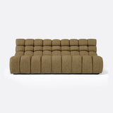 Canapé d'extérieur modulable CHOPIN 4 places en oléfine recyclée 215 x 93 x 78 cm en couleur sable (Sand)