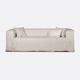 Canapé STROZZI 2/3 places avec housse en lin 220 x 95 x 65 cm en couleur cross