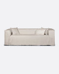 Canapé STROZZI 2/3 places avec housse en lin 220 x 95 x 65 cm en couleur cross