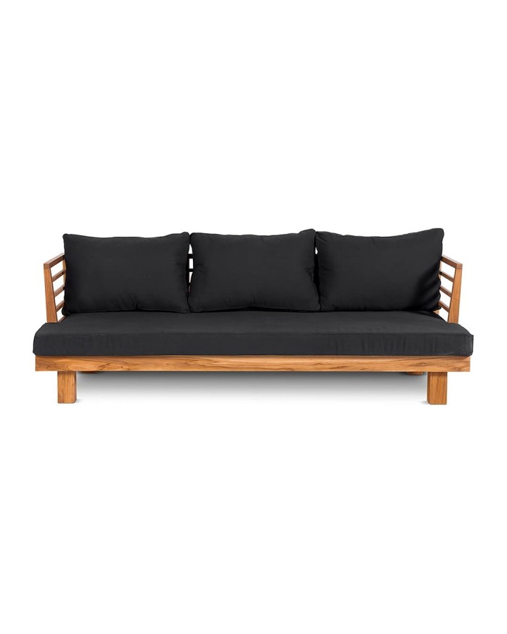 Outdoor sofa STRAUSS SF-3 Black