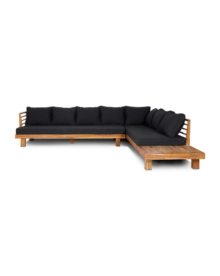 Outdoor sofa STRAUSS SFL- L Black