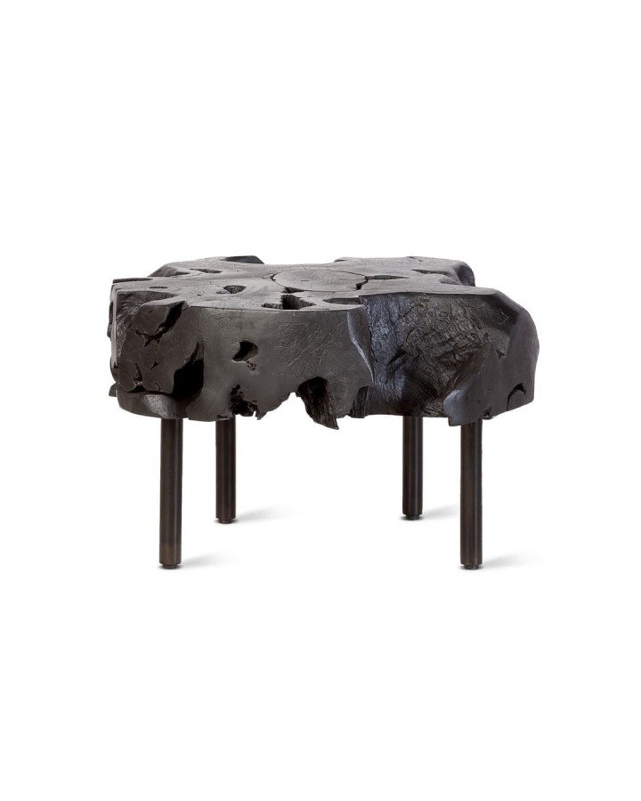 Side table ROOT ROUND Black