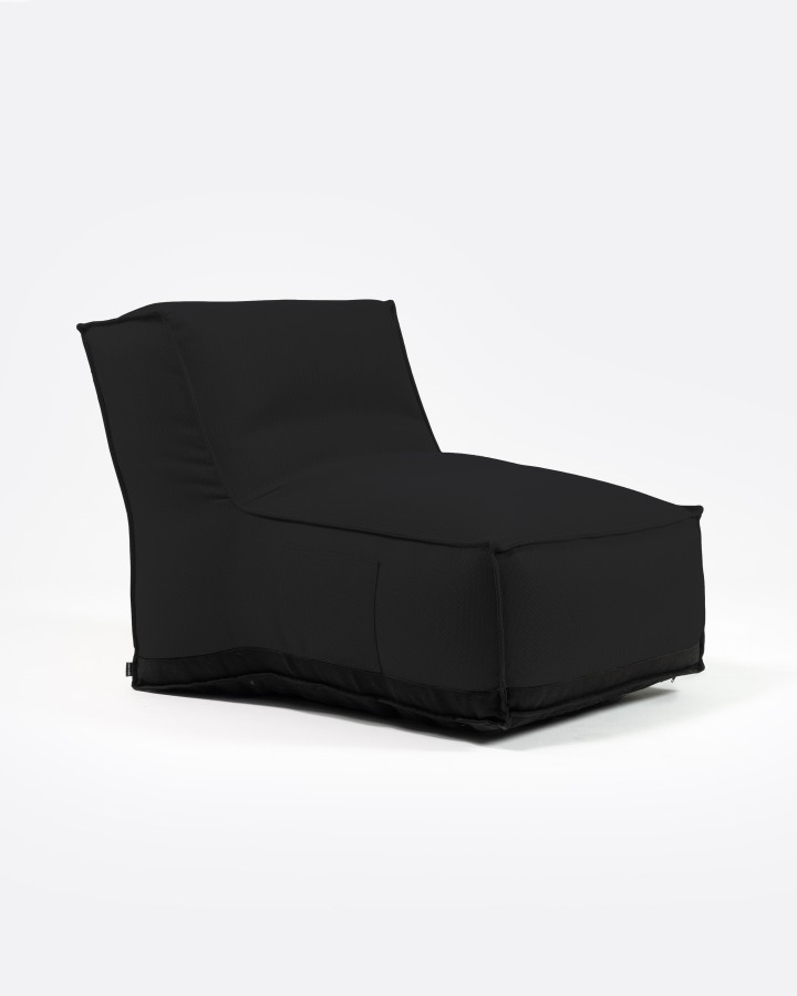 Outdoor armchair CACCINI Black 1P