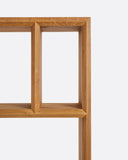 SERAI Estantería de teca 100 x 30 x 220 cm