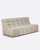Sofá modular CHOPIN 2/3 plazas de olefina reciclada 190 x 93 x 78 cm en color natural