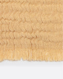 Serviette NADU en coton recyclé 200 x 100 cm en couleur beige
