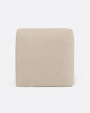 Puf BEETHOVEN con funda de lino 100 x 100 x 45 cm en color natural