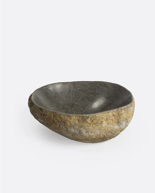 Bandeja KIMIA de piedra 12 x 12 x 2 cm en color natural