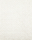 Puf MUNNAR con funda de lino 50 x 50 x 45 cm en color blanco