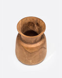 Vase GON en bois de teck Ø 20 cm x 20 cm de hauteur