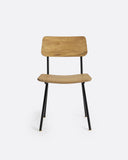 Silla LIKU de madera de teca y aluminio 44 x 55 x 80 cm en color natural