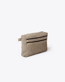 Trousse de toilette CHENNAI en coton recyclé 28 x 18 x 15 cm en couleur biscuit