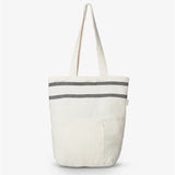Sac fourre-tout CHENNAI en coton recyclé  50 x 40 cm en couleur blanche