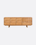 RIJAL sideboard in recycled teak wood 223 x 45 x 45 x 79 cm