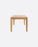 DAOEN dining table in recycled teak wood 220 x 90 x 76 cm