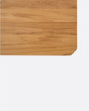 Mesa de comedor DAOEN de madera de teca reciclada 220 x 90 x 76 cm