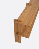 Estante de pared ELARA de madera de teca 150 x 30 x 58 cm