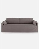 BEETHOVEN LINEAL canapé 4 places en lin 242 x 95 x 94 cm taupe