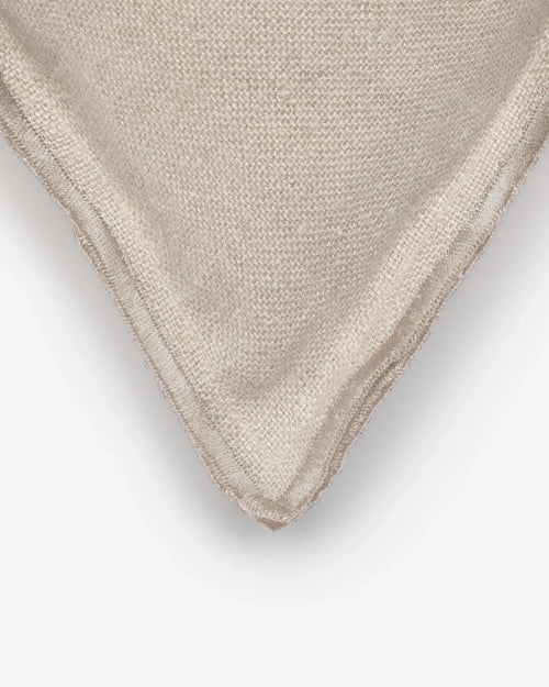 Housse de coussin KAURA en lin 60 x 60 cm en cross