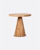 Table d'appoint JATI en bois de teck recyclé Ø 50 cm x 48 cm de hauteur