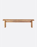 Banc RAIL en bois de teck recyclé 180 x 25 x 44 cm