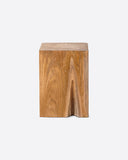 Taburete SOLID de madera de teca 30 x 30 x 45 cm