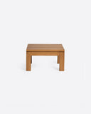 Table d'appoint GENESIS en bois de teck 45 x 45 x 25 cm en couleur naturelle