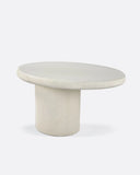 Table d’appoint CLAUDE d’extérieur en microciment Ø 120 cm x 80 cm x 31de hauteur
