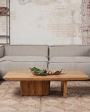 LEKUK Mesa centro 140 x 70 x 31 cm