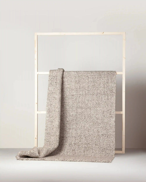 Tapis DAHI en laine et coton 270 x 180 cm en couleur marron